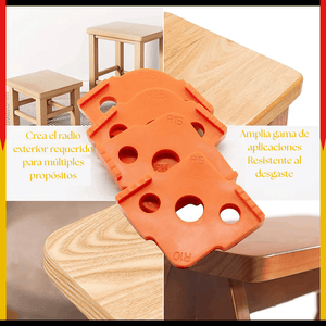 SET 4PCS PLANTILLA PARA BORDE EN ABS - COD:100393