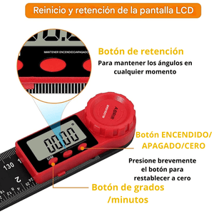 GONIÓMETRO DIGITAL DE 12” - ABS - COD:100286