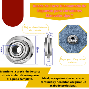 CORTADOR MANUAL “T” 90CM + PARTIDOR PRO - (COD:100158 - 100588)