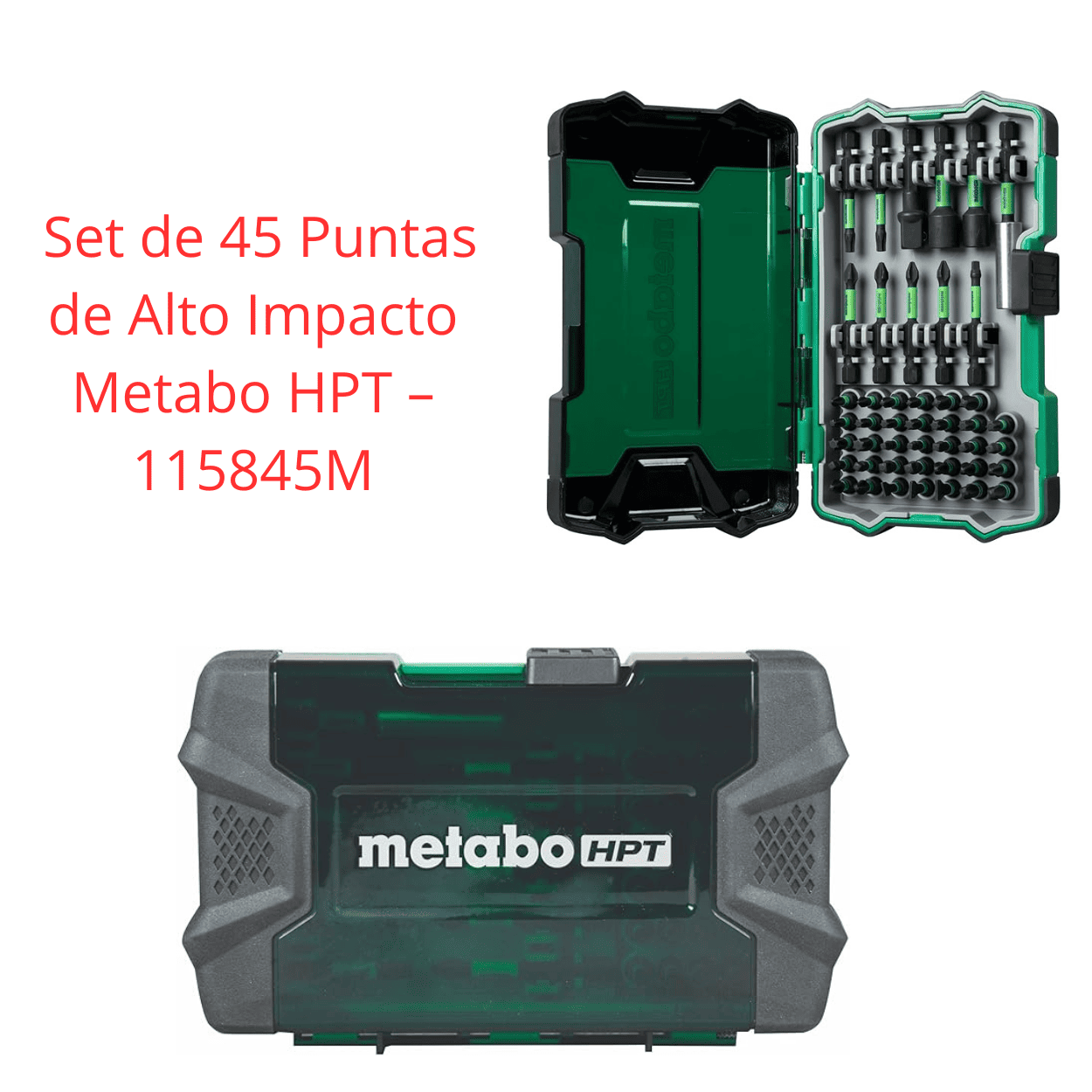 METABO SET 45 PCS HTP-115845M - COD:100486