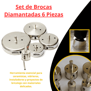 SET 6 COPAS DIAMANTADAS - COD:100502