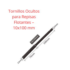 TORNILLOS OCULTOS DE 10X100MM & 10X145MM - COD:100552 - 100555