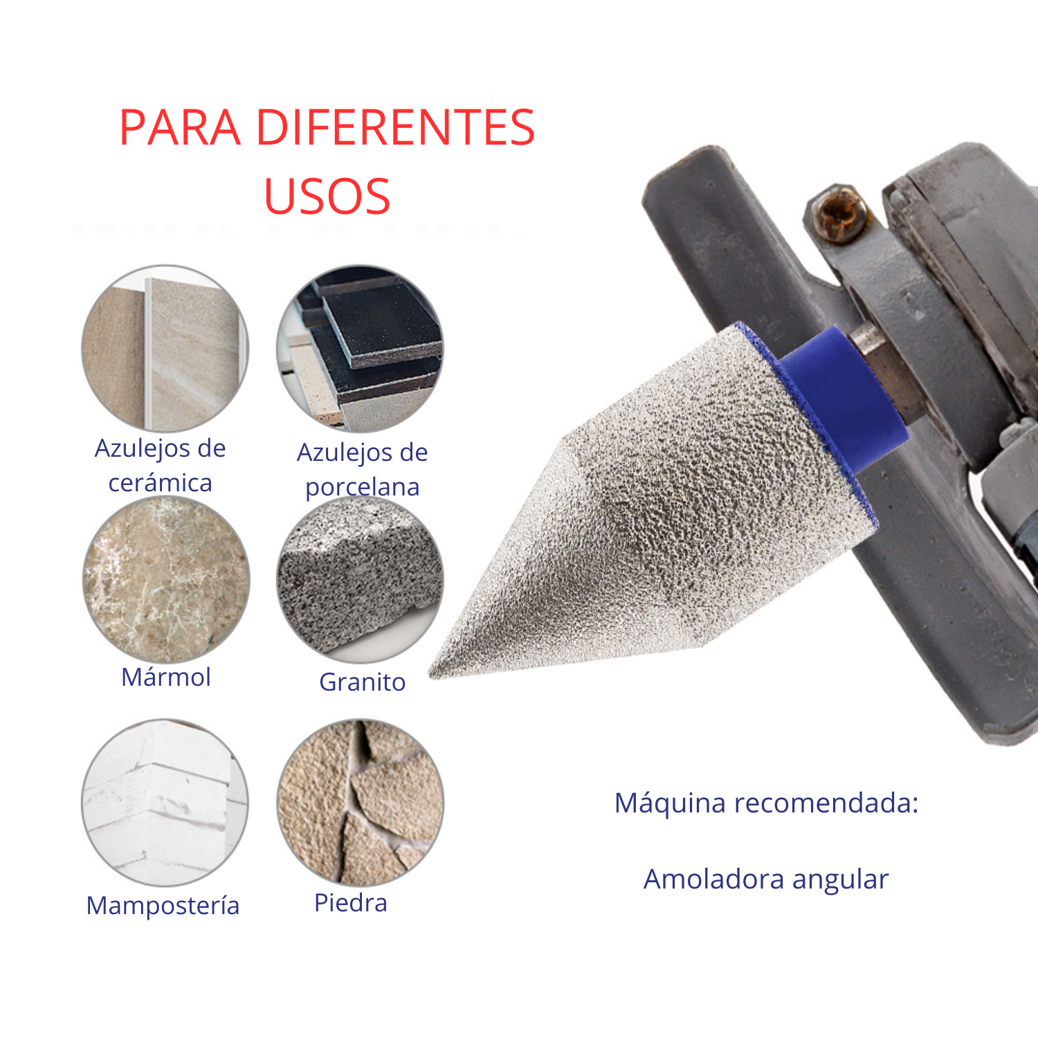 BROCA CÓNICA PRO DIAMANTADA 2” - COD:100084