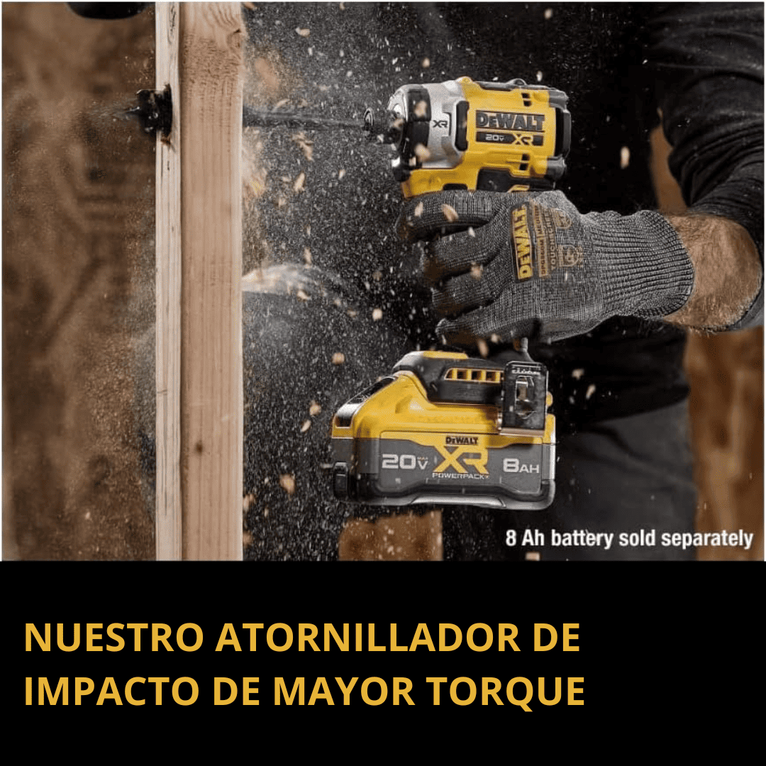 DeWALT DCK251E1QQ1 Kit Combinado Taladro Percutor + Atornillador de Impacto cód:100754