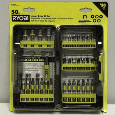 RYOBI JUEGO DE 50 PCS AR2039 - COD:100307