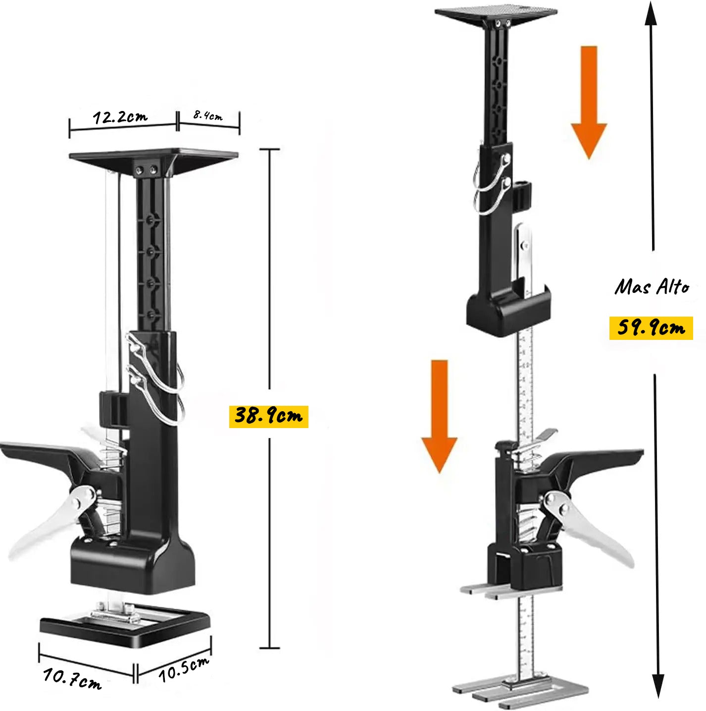 PRENSA ELEVADOR 3 EN 1 MULTIUSO PRO CAPACIDAD DE 200 KG - COD:100579