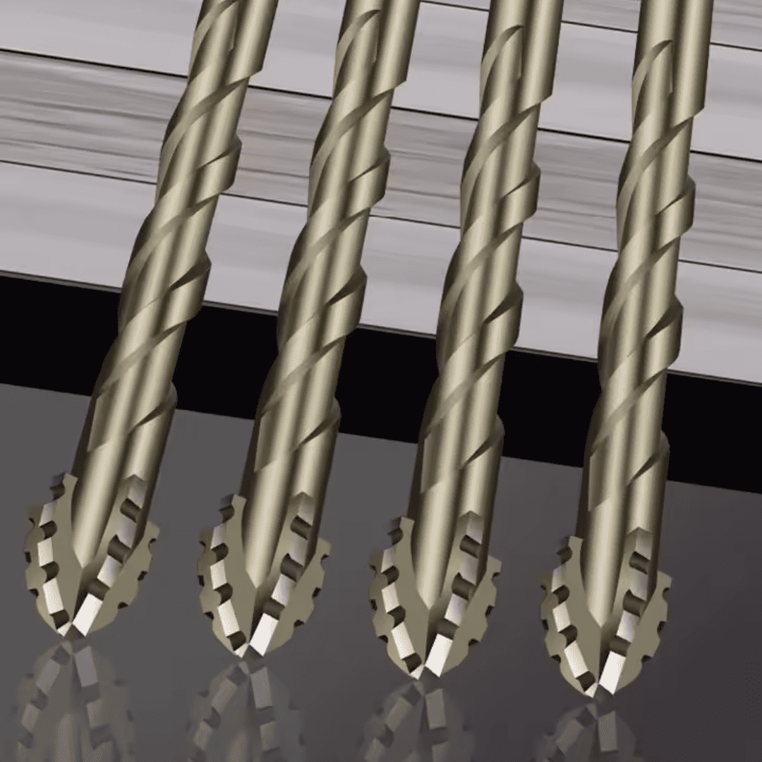 SET 5 BROCAS PRO  MULTIMATERIAL Triangulares - COD:100117