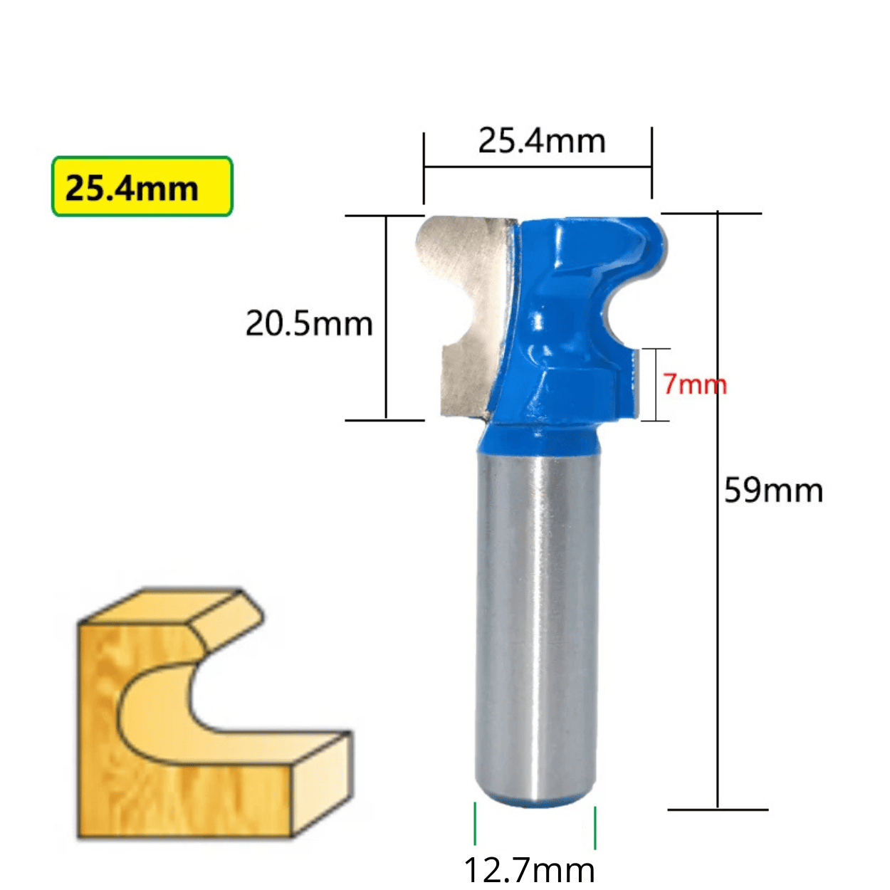 Fresa para Manillas Vást  ½ - COD:100283