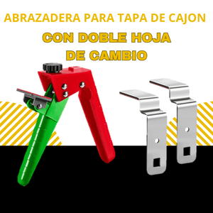 ABRAZADERA CON DOBLE HOJA DE CAMBIO - COD:100580