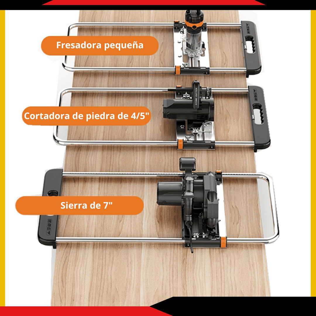 GUÍA DE BORDES PRO  PARA SIERRA CIRCULARES - De 4'‘, 5'‘, 7'‘ - COD:100294