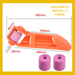 Afilador de Brocas + 2 Piedras - COD:100042