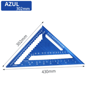 ESCUADRA RÁPIDA DE 12“ De Aluminio Alto Relieve - COD:100216 - 100215
