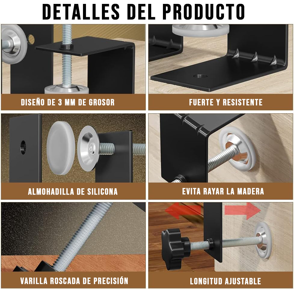 ABRAZADERA PARA TAPA DE CAJÓN PRO 2.8MM - COD:100010