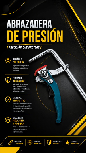 ABRAZADERAS DE RIEL GUÍA PRO - COD:101010