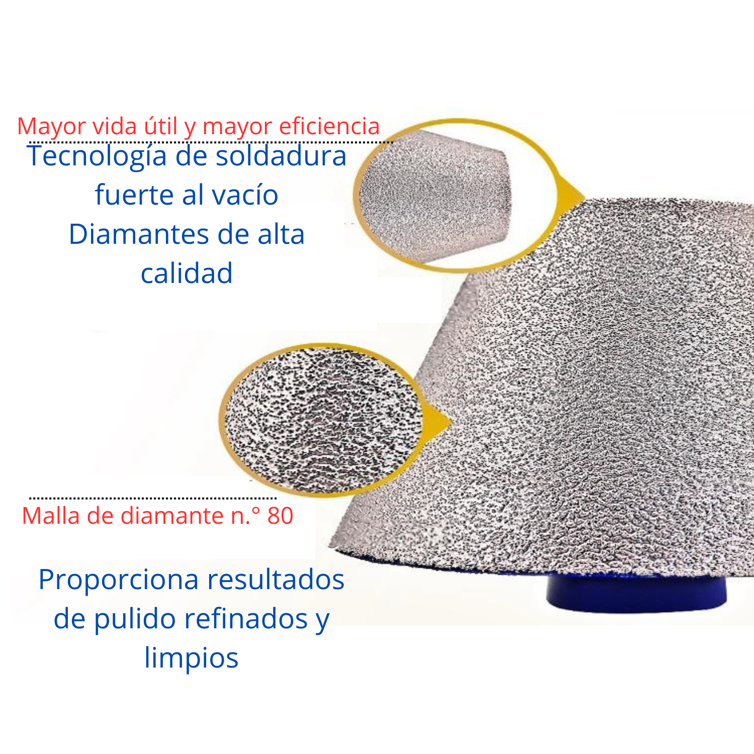 BROCA CÓNICA PRO DIAMANTADA 3” - COD:100085