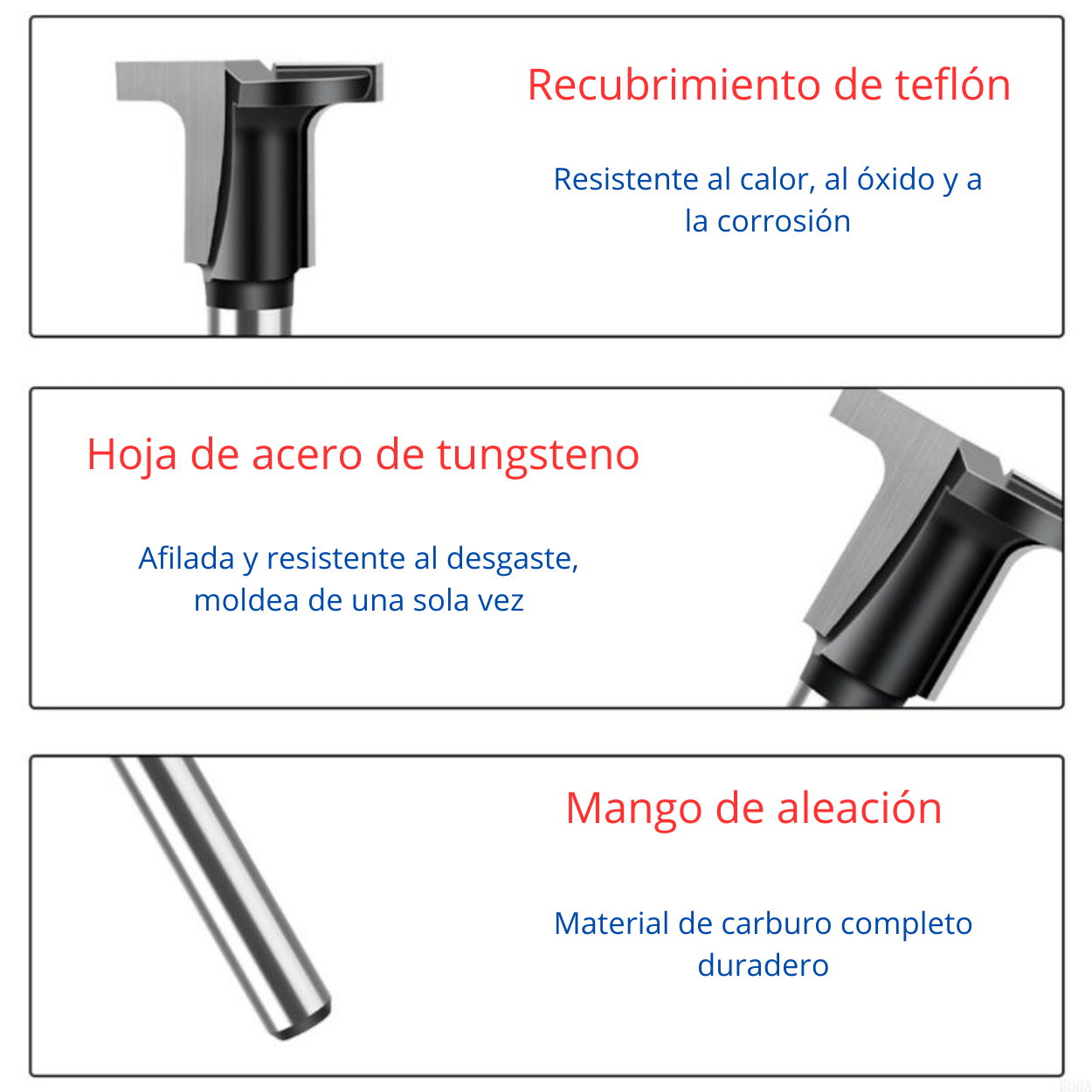 FRESA EN ’’T’’ PARA  DOBLADO EN 90° - COD:100274