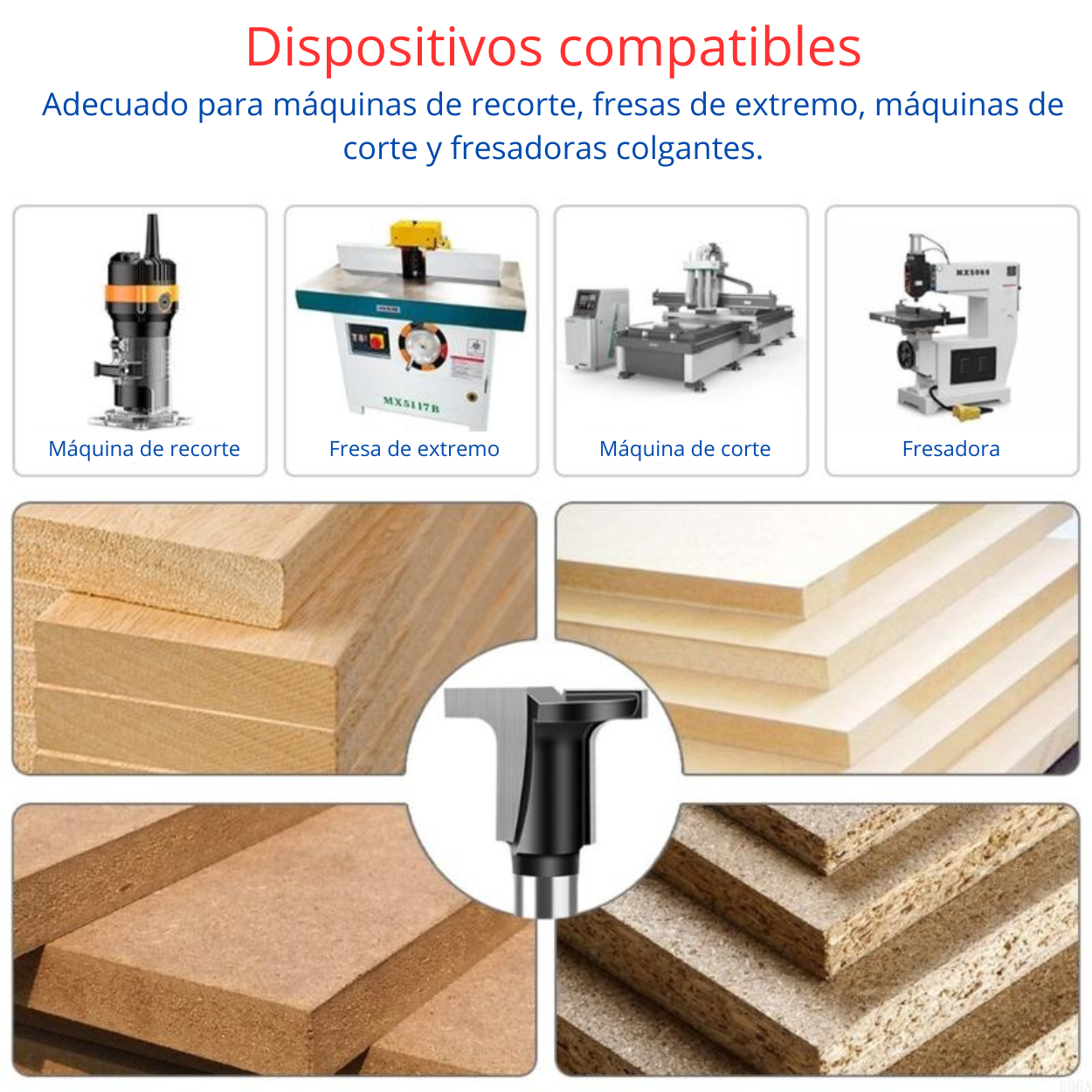 FRESA EN ’’T’’ PARA  DOBLADO EN 90° - COD:100274