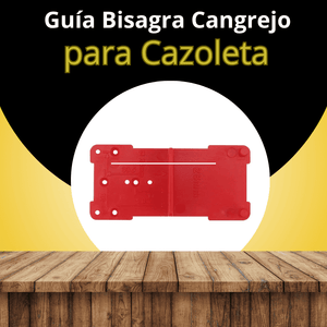 GUÍA BISAGRA CANGREJO 35MM, 26MM - COD:100291