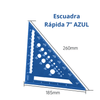 Escuadra Rápida 7’’ con Localizador de Brocas 3-15mm - (COD:100220 - 100221 - 100219)