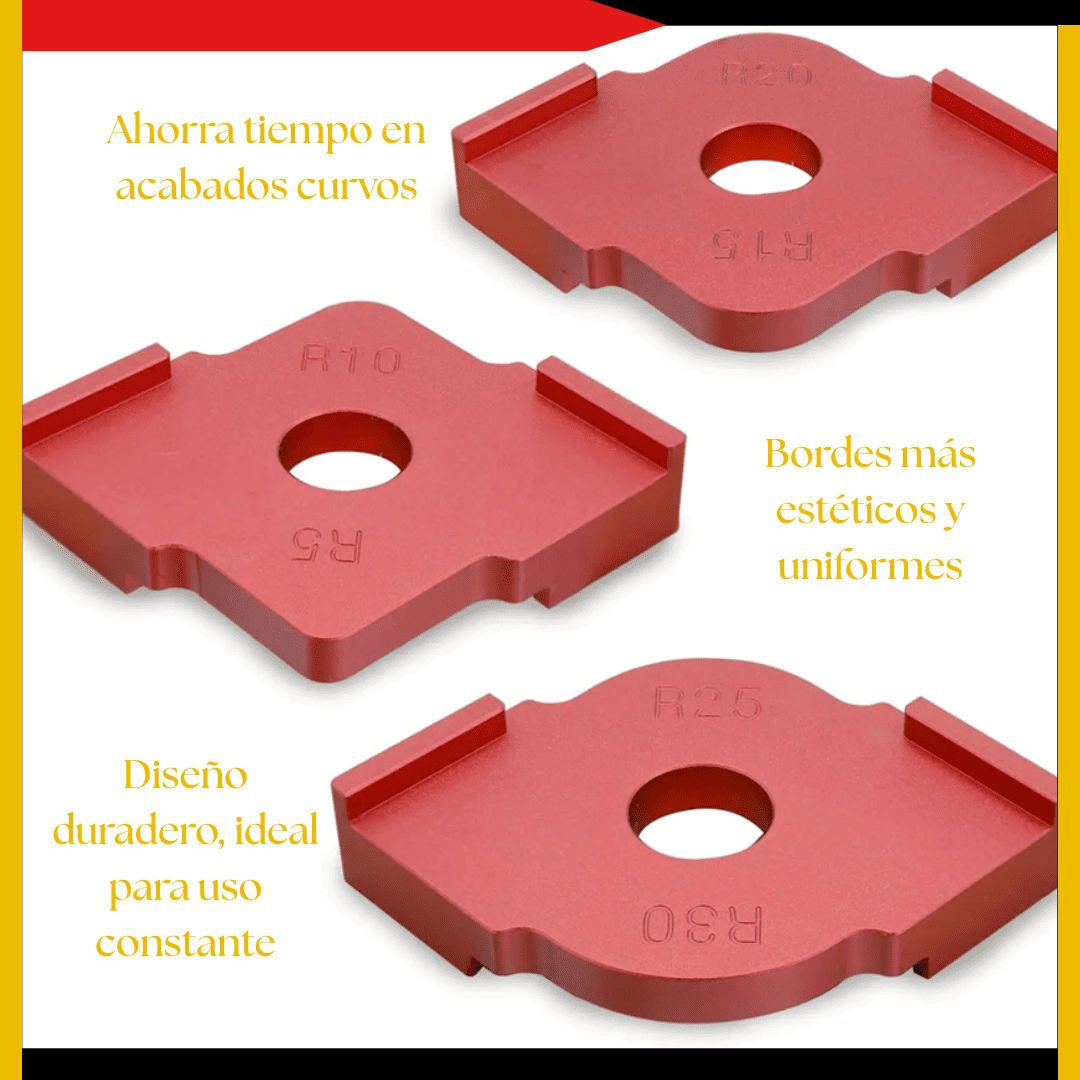 SET 3 PLANTILLA PARA BORDE EN ALUMINIO - COD:100394