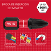 Punta de Impacto PZ2 x 25 mm Rojo & Guía Magnética LOCK de 75 mm – COD:100429 - 100297