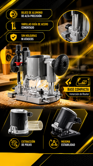 BASE COMPACTA Inmersión de Router - 101040