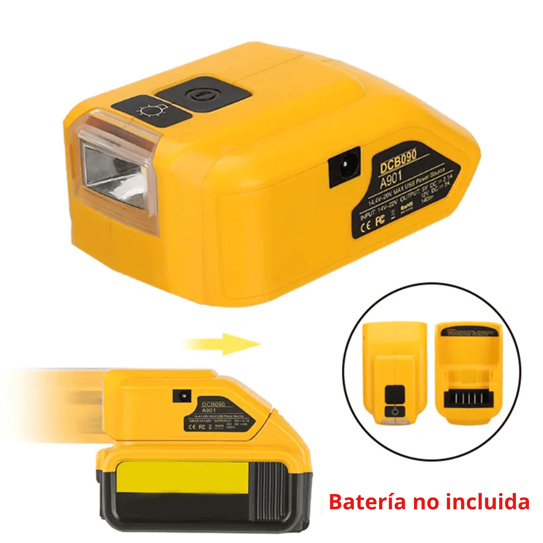 ADAPTADOR PARA DEWALT DCB090 - COD:100039