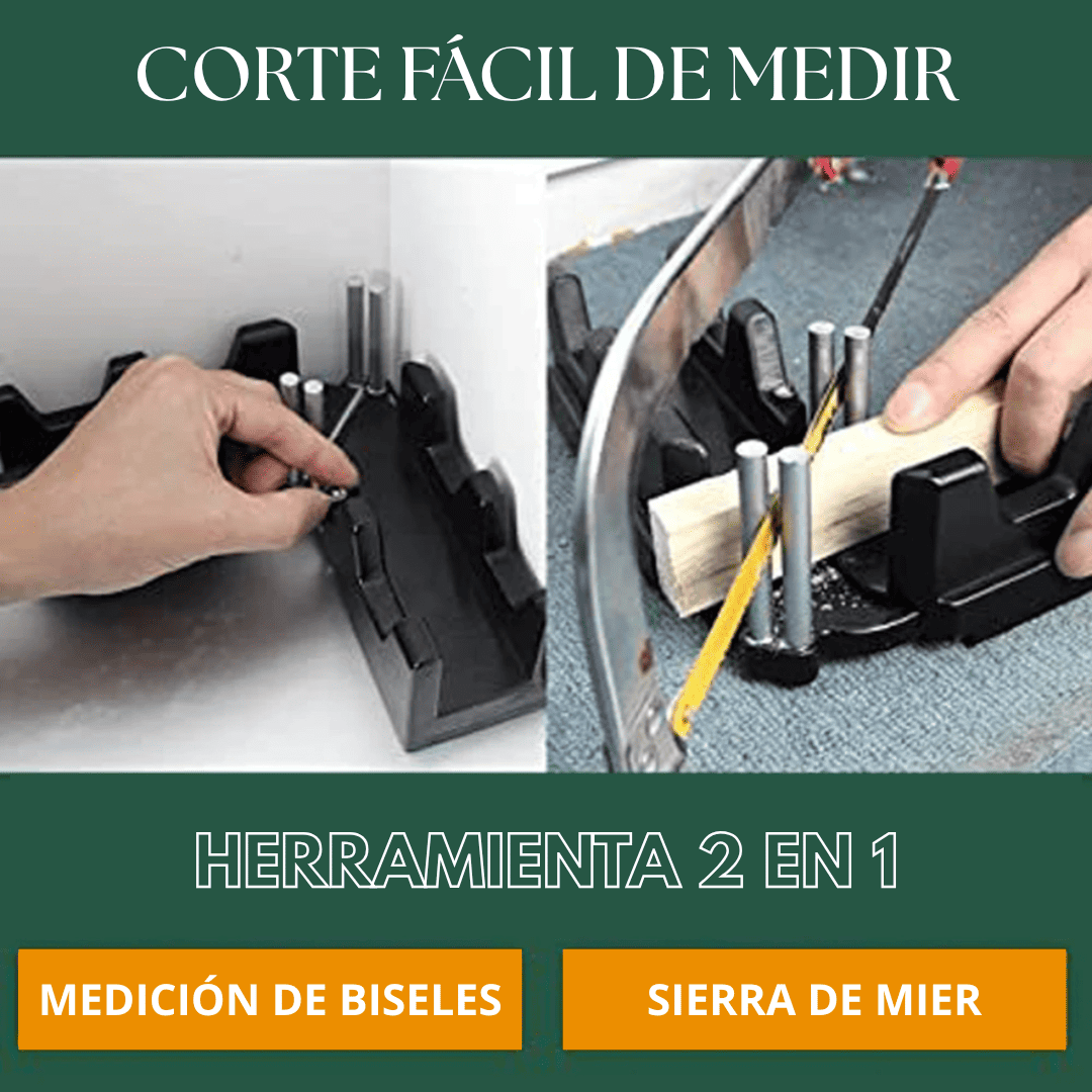 PLANTILLA PARA CORTE TIPO INGLETE  2 EN 1 - COD:100395