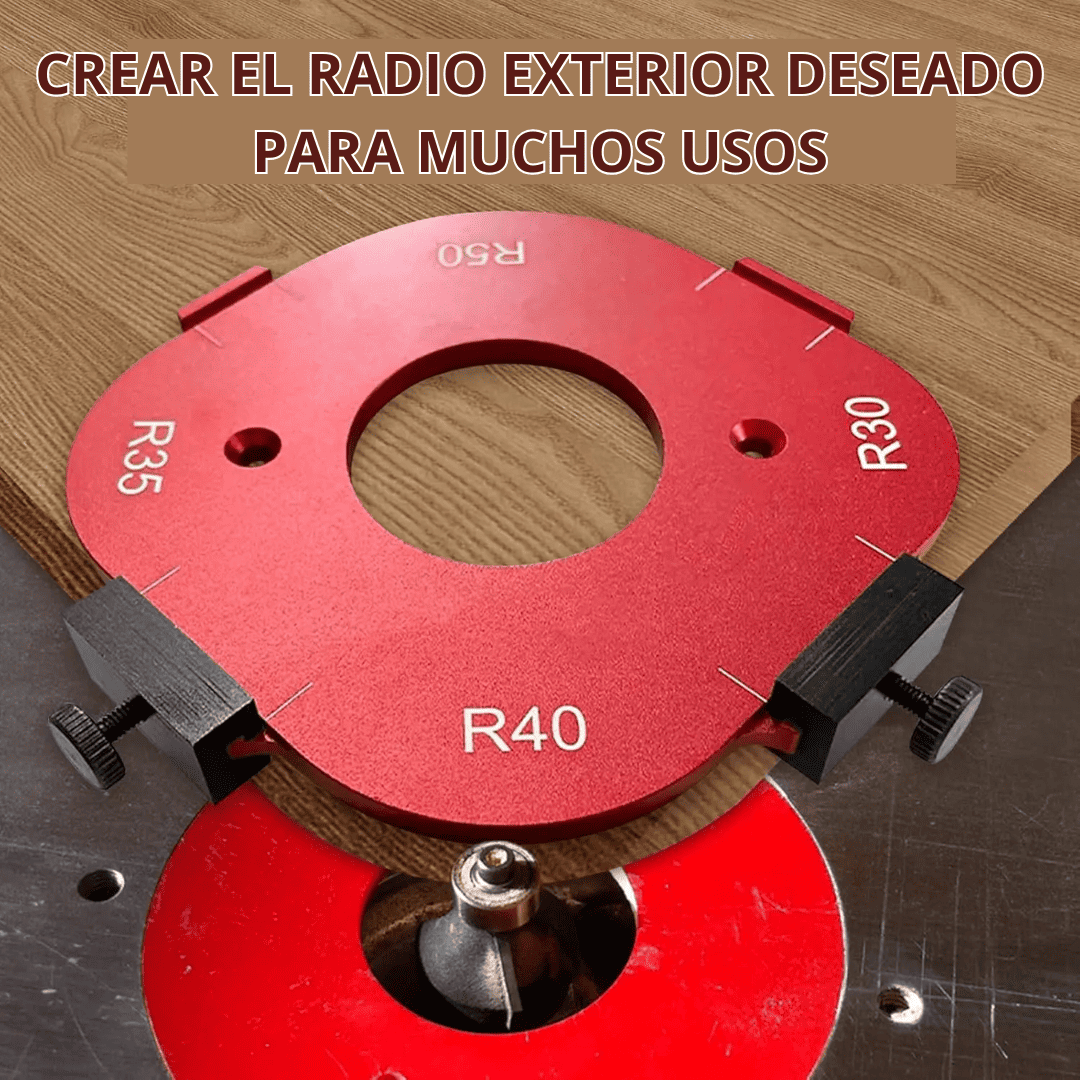 PLANTILLA PARA BORDES  DE  ESQUINAS -  ALUMINIO - COD:100611