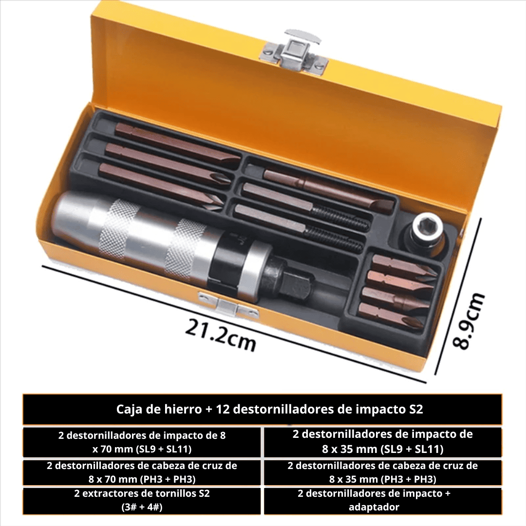DESTORNILLADOR DE IMPACTO  MANUAL - COD:100175