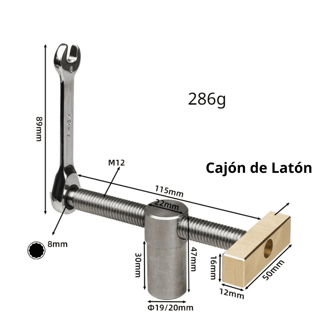 ABRAZADERA DE MESA HORIZONTAL 19MM 3/4 - COD:100011