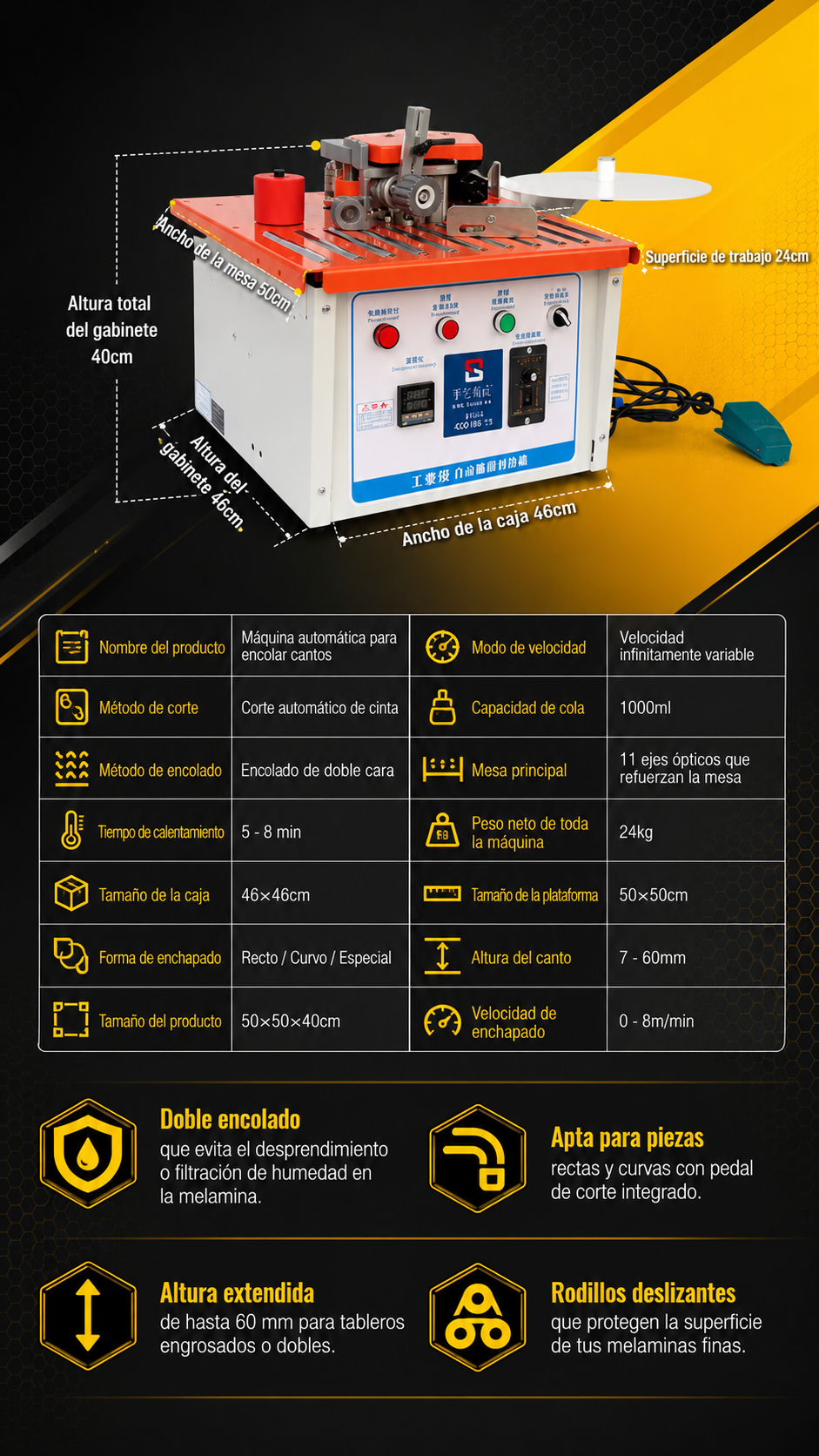 CANTEADORA MANUAL MY01 - COD:100203
