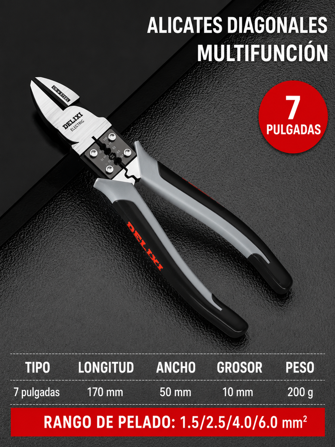 ALICATE MULTIFUNCIONAL DE 7 A 9“ - 100050