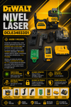 NIVEL LÁSER DEWALT DCLE34033D1 - COD:100749