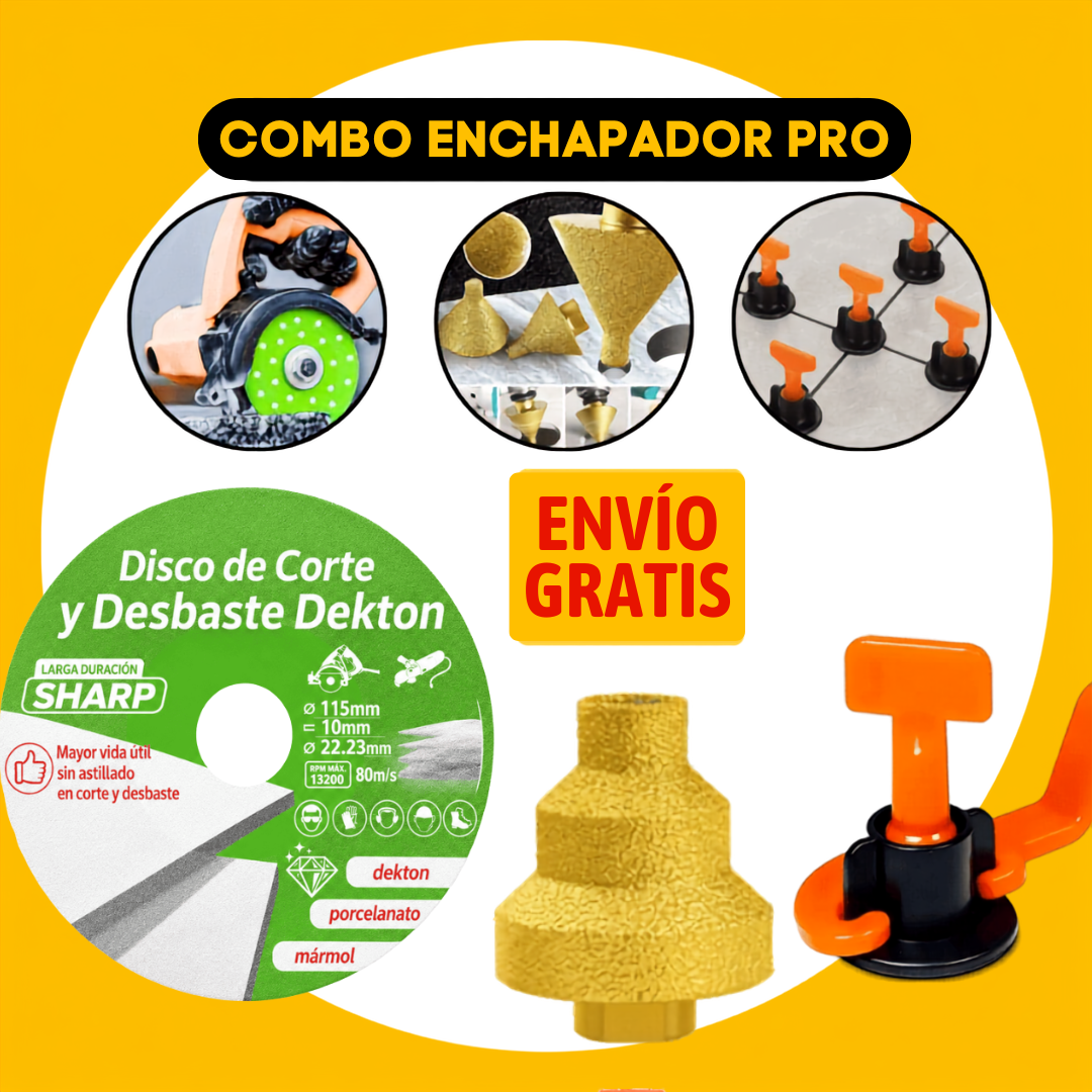 COMBO ENCHAPADOR PRO - (COD:100361 - 100196 - 100083)