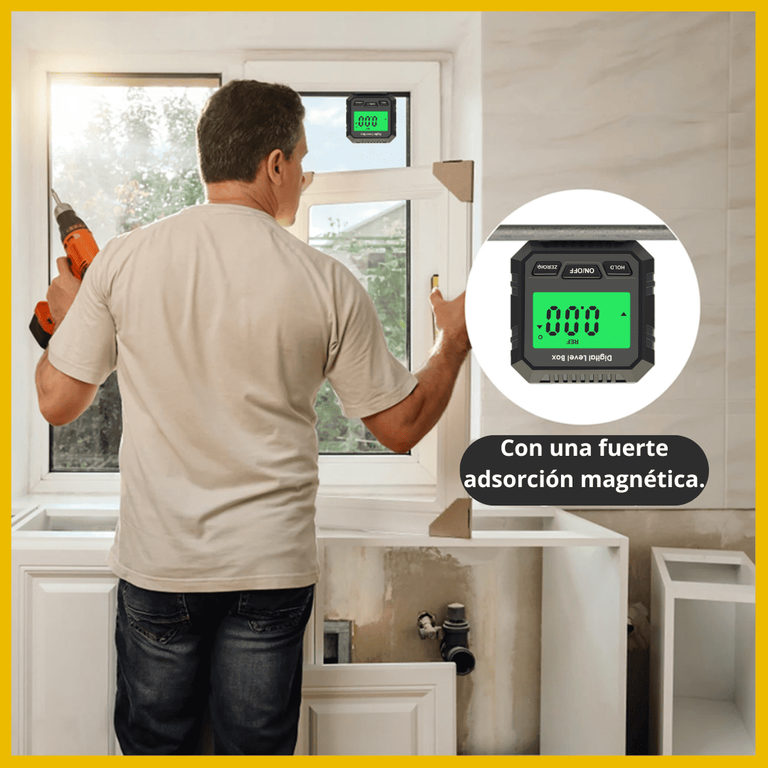 INCLINÓMETRO DIGITAL IMANTADO - COD:100299