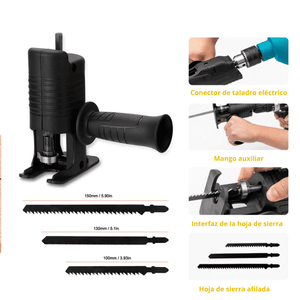 ADAPTADOR PRO DE TALADRO A SIERRA CALADORA - COD:100037