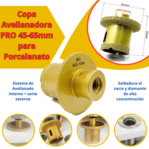 Copa Avellanadora PRO 45-65mm - COD:100151