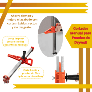 CORTADOR MANUAL PARA PANELES DE DRYWALL - COD:100161