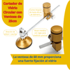 CORTADOR DE VIDRIO  FORMA CIRCULAR 25CM - COD:100154