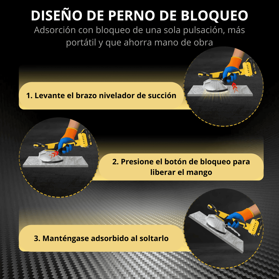 Ventosa vibradora COMPATIBLE batería DEWALT - COD:100605