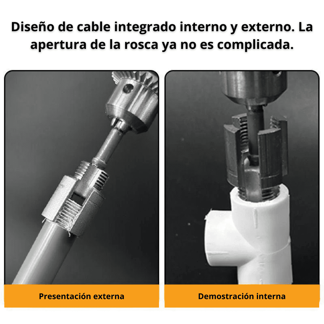 TARRAJA 1/2 & 3/4 PARA TUBO PVC - (COD:100619 - 100620)
