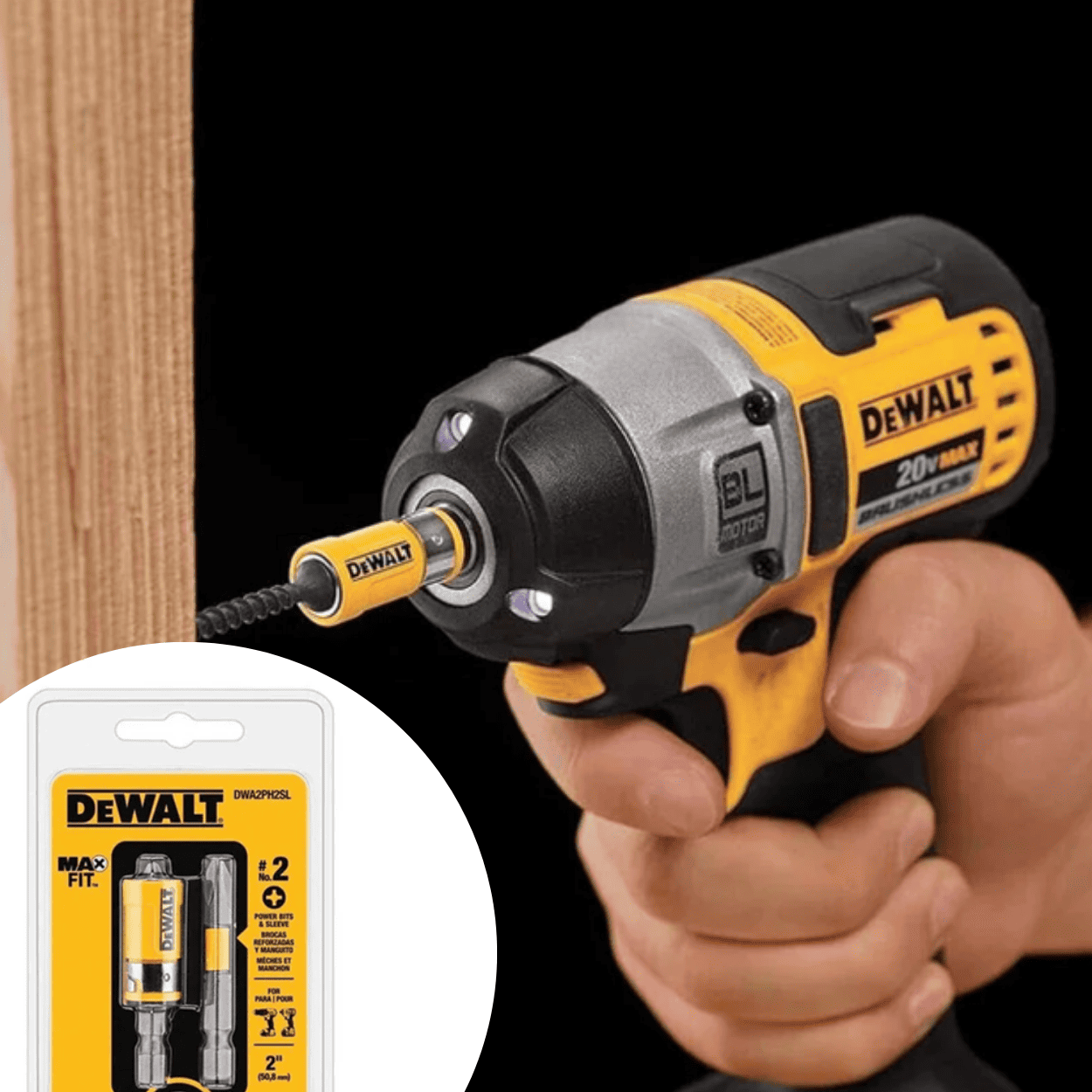 DEWALT SET 2 PUNTAS MAGNETICAS 50MM - DWA2PH2SL - COD:100468
