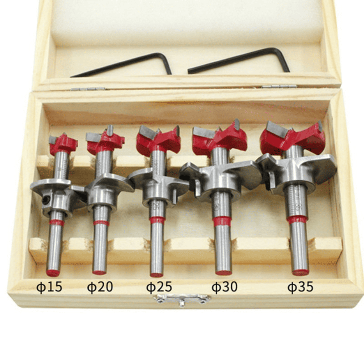 FORSTNER SET 5PCS TOPE REGULABLE - COD:100111
