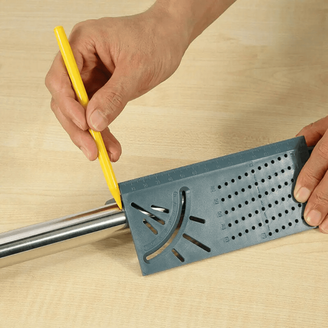 ESCUADRA 3D MULTIUSO ABS - ALUMINIO - COD:100206 - 100209