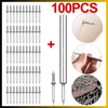 100 CLAVOS DE DOBLE PUNTA  + 1 Adaptador para Clavar - COD:100002