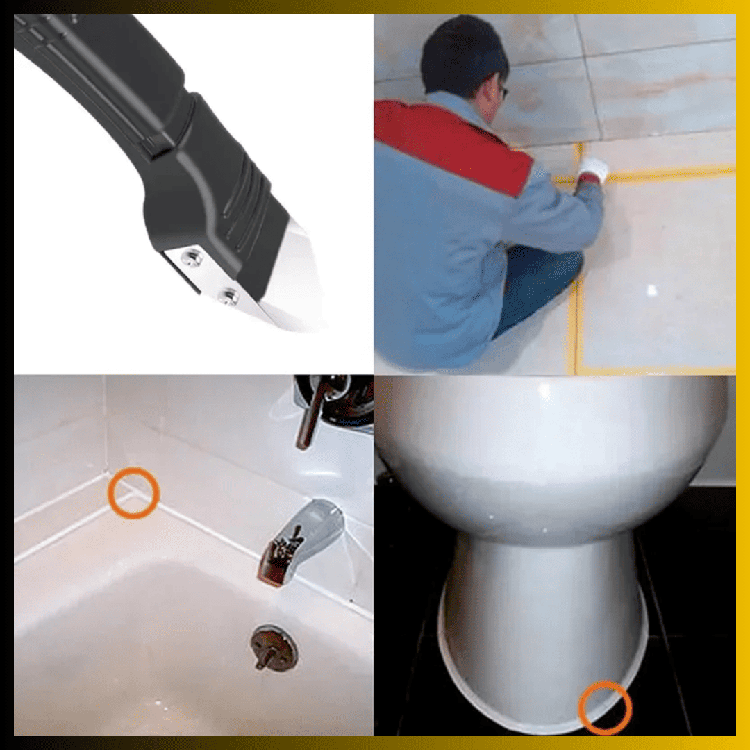 APLICADOR Y REMOVEDOR DE SILICONA 5 EN 1 & SET 4 PCS - COD:100465 - 100057