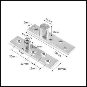 BISAGRA ACERO GIRATORIA CENTRAL & LATERAL DE 360° – COD:100068 - 100069