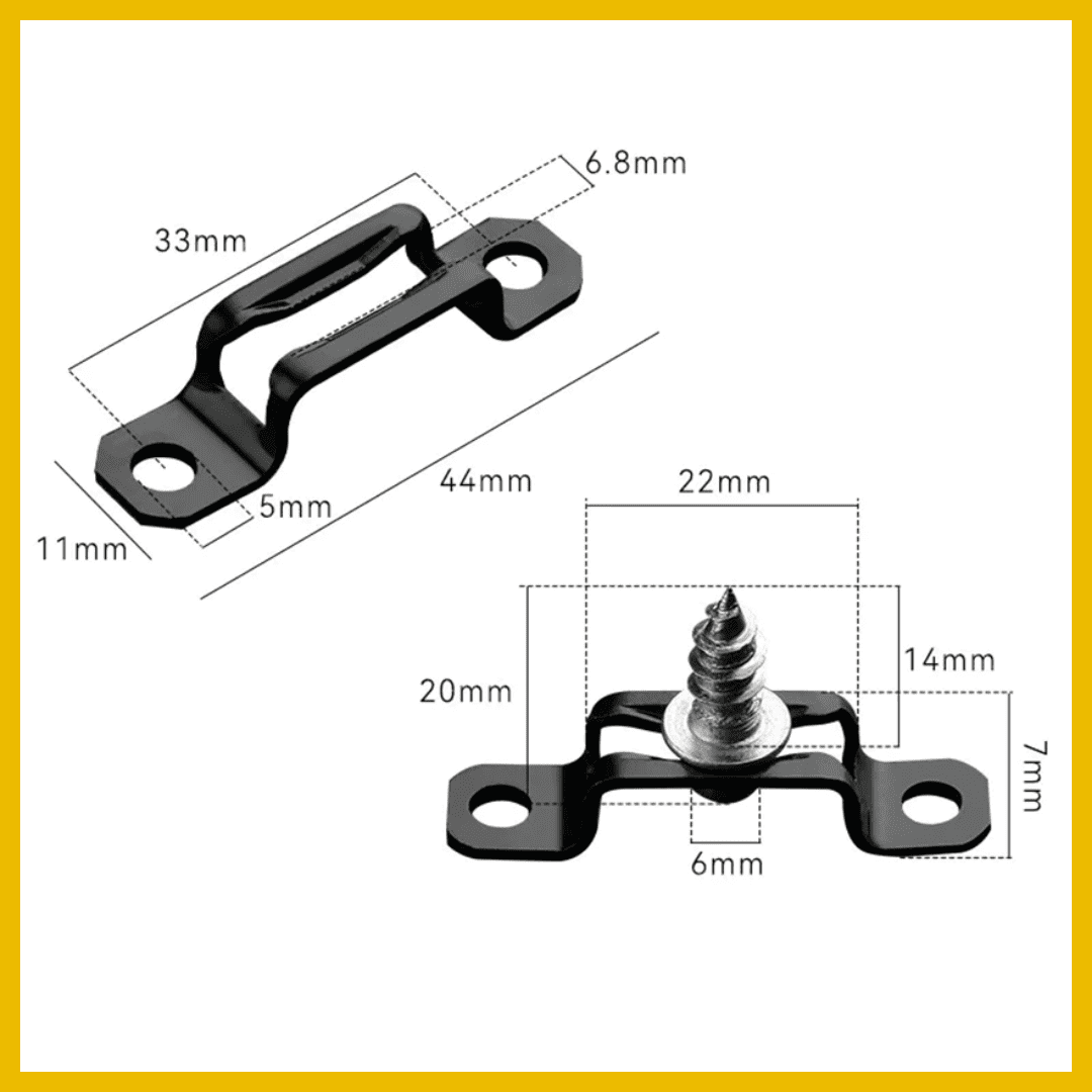 Conector Invisible 2 en 1 - Modelo: U – Modelo: Lineal – COD:100143 - COD:100145