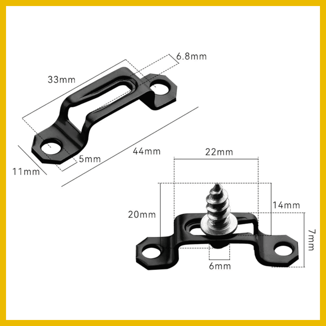 Conector Invisible 2 en 1 - Modelo: U – Modelo: Lineal – COD:100143 - COD:100145